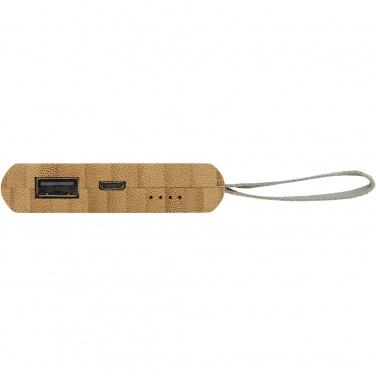 Logotrade advertising products photo of: Tulda 5000 mAh bamboo power bank
