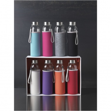 Logo trade promotional item photo of: Bodhi 500 ml glass water bottle