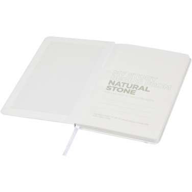 Logo trade promotional product photo of: Breccia A5 stone paper notebook