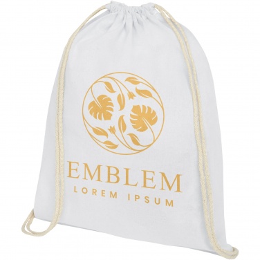 Logotrade promotional merchandise photo of: Oregon 140 g/m² cotton drawstring bag 5L