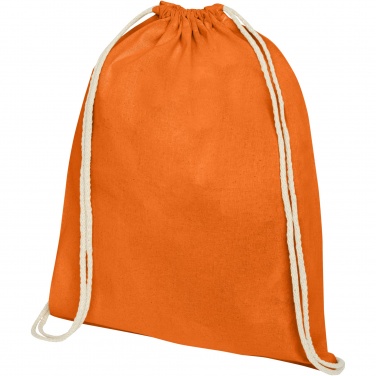 Logotrade promotional gifts photo of: Oregon 140 g/m² cotton drawstring bag 5L