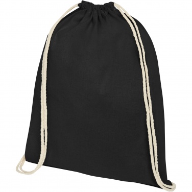 Logotrade promotional products photo of: Oregon 140 g/m² cotton drawstring bag 5L