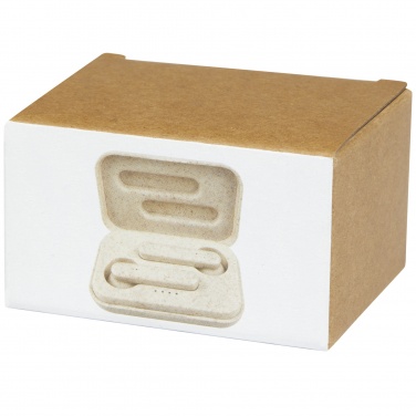 Logo trade corporate gifts picture of: Nantai wheat straw True Wireless earbuds