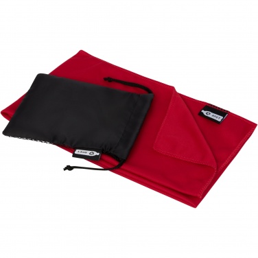 Logo trade corporate gifts image of: Raquel cooling towel made from recycled PET 80x30 cm