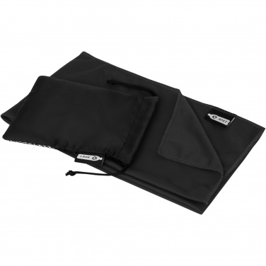 Logo trade corporate gifts image of: Raquel cooling towel made from recycled PET 80x30 cm