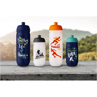 Logotrade promotional gift image of: HydroFlex™ Clear 500 ml squeezy sport bottle