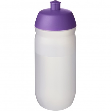 Logo trade promotional merchandise photo of: HydroFlex™ Clear 500 ml squeezy sport bottle