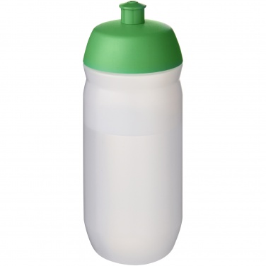Logo trade corporate gifts picture of: HydroFlex™ Clear 500 ml squeezy sport bottle