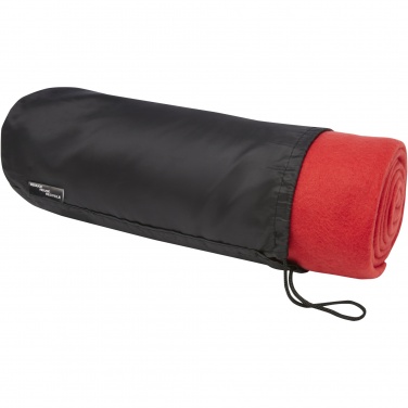Logo trade corporate gifts picture of: Willow GRS RPET polar fleece blanket