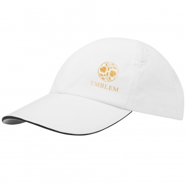 Logotrade promotional item picture of: Morion 6 panel GRS recycled cool fit sandwich cap
