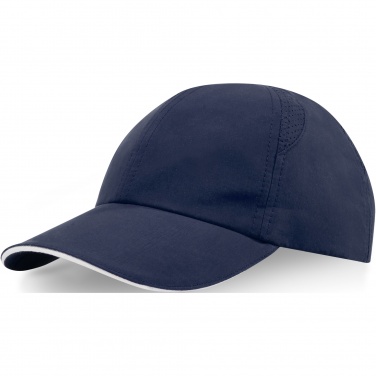 Logo trade corporate gift photo of: Morion 6 panel GRS recycled cool fit sandwich cap