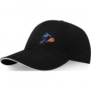 Logo trade promotional products picture of: Topaz 6 panel GRS recycled sandwich cap