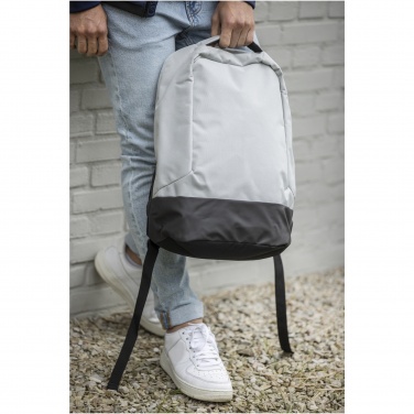 Logo trade promotional merchandise picture of: Cover GRS RPET anti-theft backpack 18L