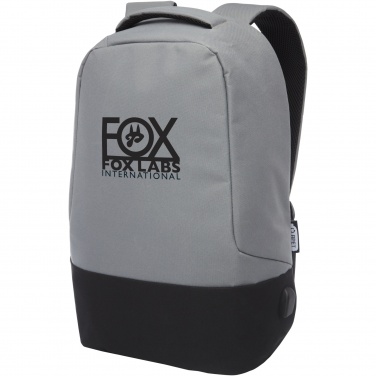 Logotrade promotional item image of: Cover GRS RPET anti-theft backpack 18L