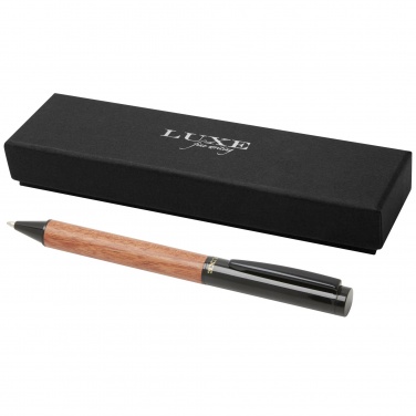 Logo trade promotional merchandise image of: Timbre wood ballpoint pen