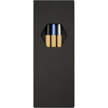 Logo trade promotional products picture of: Kerf 3-piece bamboo pen set