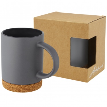 Logotrade promotional giveaways photo of: Neiva 425 ml ceramic mug with cork base