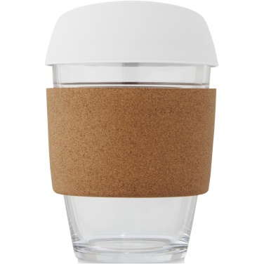 Logo trade promotional giveaway photo of: Lidan 360 ml borosilicate glass tumbler with silicone lid