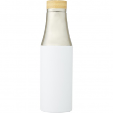 Logotrade advertising product image of: Hulan 540 ml copper vacuum insulated stainless steel bottle with bamboo lid