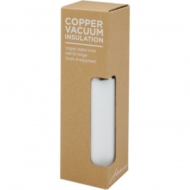Logotrade promotional merchandise photo of: Hulan 540 ml copper vacuum insulated stainless steel bottle with bamboo lid