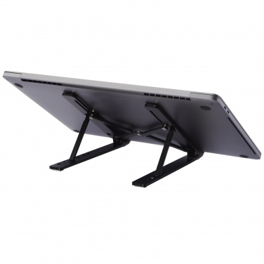Logo trade business gifts image of: Rise foldable laptop stand