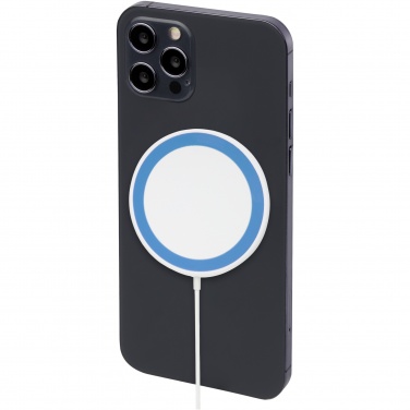 Logo trade promotional merchandise picture of: Peak 10W magnetic wireless charging pad