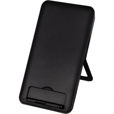 Logo trade promotional product photo of: Loop 10W recycled plastic wireless charging pad with phone stand