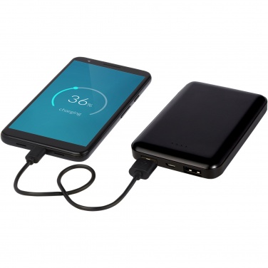 Logotrade promotional products photo of: Gleam 5000 mAh ultra slim light-up power bank