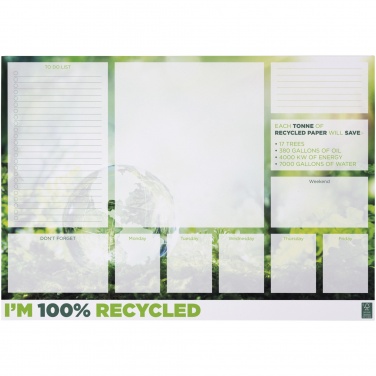Logotrade promotional giveaway image of: Desk-Mate® A2 recycled notepad
