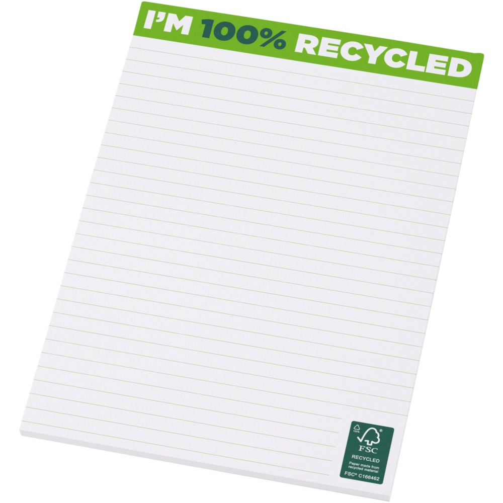 Logo trade promotional item photo of: Desk-Mate® A5 recycled notepad