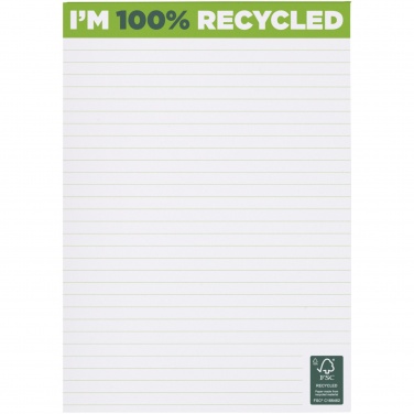 Logotrade promotional product image of: Desk-Mate® A5 recycled notepad
