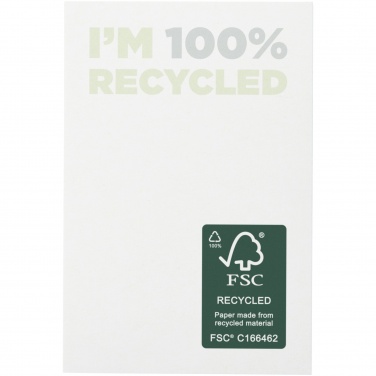 Logotrade promotional product image of: Sticky-Mate® recycled sticky notes 50 x 75 mm