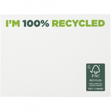 Logotrade promotional giveaways photo of: Sticky-Mate® recycled sticky notes 100x75 mm