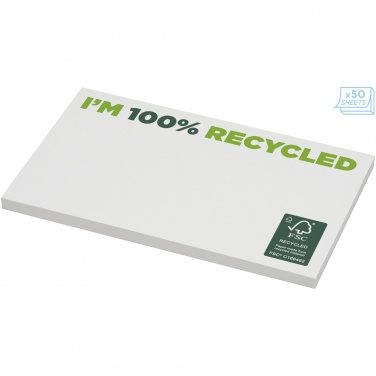 Logo trade promotional products image of: Sticky-Mate® recycled sticky notes 127 x 75 mm