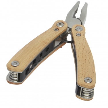 Logotrade corporate gift picture of: Anderson 12-function medium wooden multi-tool