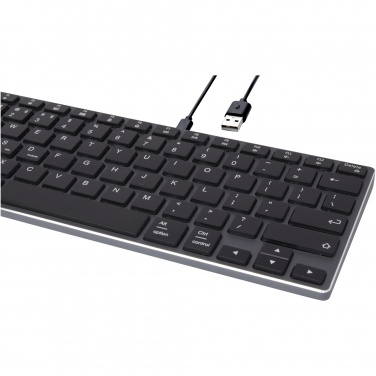 Logo trade promotional gift photo of: Hybrid performance Bluetooth keyboard - QWERTY