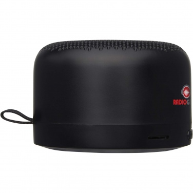 Logo trade promotional merchandise image of: Loop 5W recycled plastic Bluetooth speaker