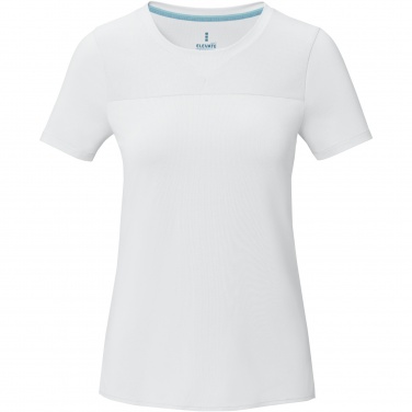 Logo trade promotional giveaway photo of: Borax short sleeve women's GRS recycled cool fit t-shirt