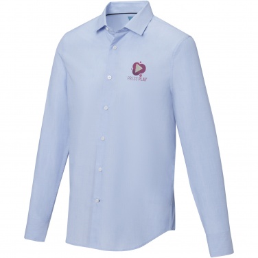 Logotrade business gift image of: Cuprite long sleeve men's organic shirt
