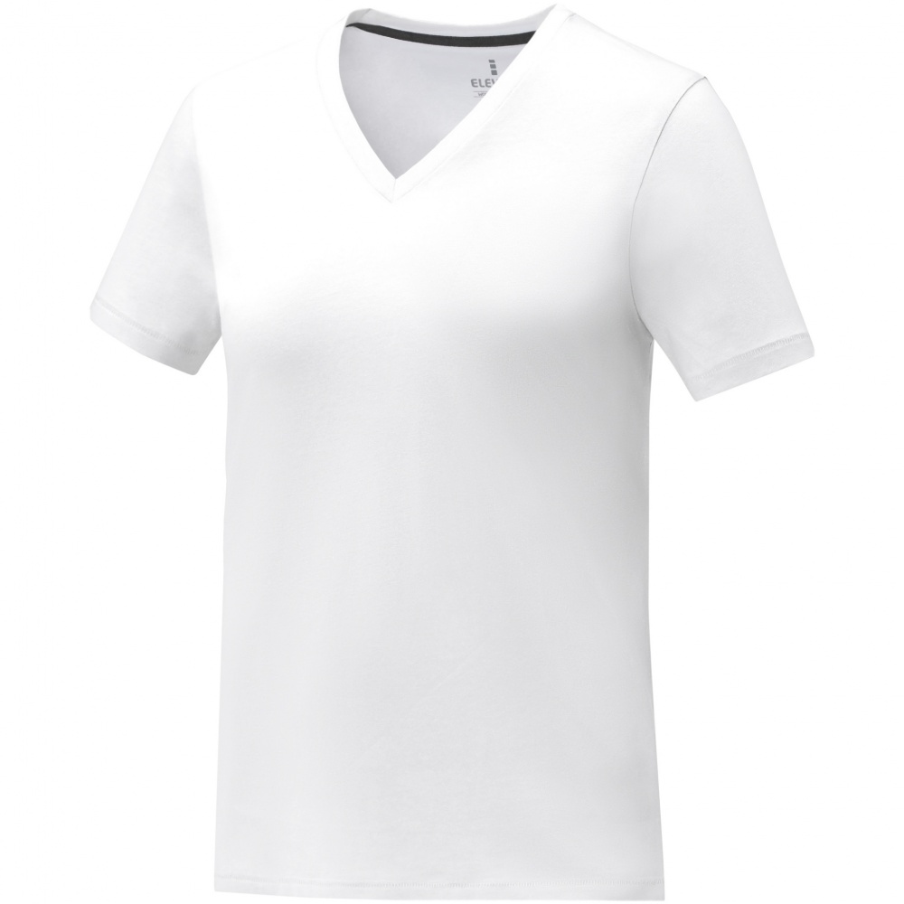 Logotrade promotional giveaway picture of: Somoto short sleeve women's V-neck t-shirt 