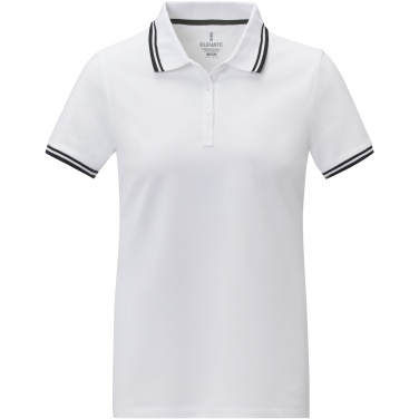 Logotrade promotional gift image of: Amarago short sleeve women's tipping polo