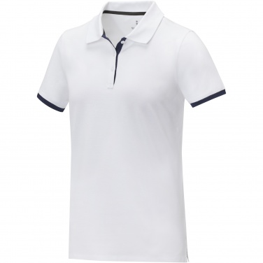 Logotrade advertising products photo of: Morgan short sleeve women's duotone polo