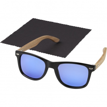 Logotrade corporate gift picture of: Hiru rPET/wood mirrored polarized sunglasses in gift box