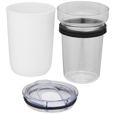 Logotrade promotional products photo of: Bello 420 ml glass tumbler with recycled plastic outer wall