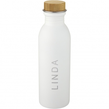 Logo trade corporate gifts image of: Kalix 650 ml stainless steel water bottle