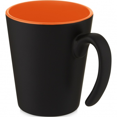 Logo trade promotional merchandise image of: Oli 360 ml ceramic mug with handle