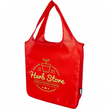 Logo trade promotional merchandise photo of: Ash RPET large foldable tote bag 14L