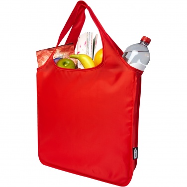 Logo trade business gift photo of: Ash RPET large foldable tote bag 14L