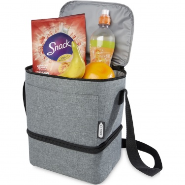 Logo trade promotional merchandise image of: Tundra 9-can GRS RPET lunch cooler bag 9L