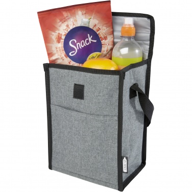 Logo trade promotional items image of: Reclaim 4-can GRS RPET cooler bag 5L